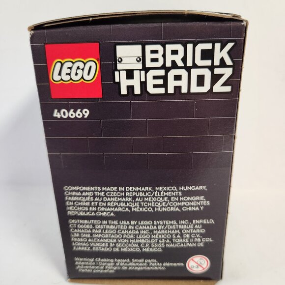 Lego BrickHeadz 40669 Iron Man MK5 101 Pieces Marvel 2024 New In Sealed Box - Picture 5 of 6